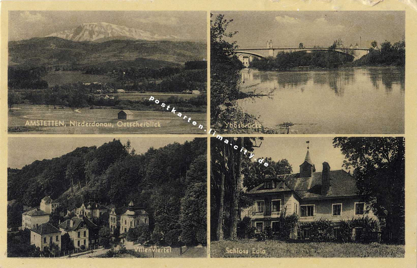 Amstetten diverse Ansichten 1940